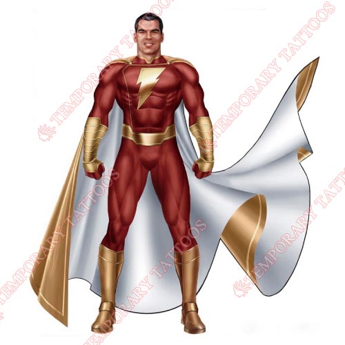 Captain Marvel Customize Temporary Tattoos Stickers NO.5850
